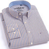 Men's Plaid Checked Oxford Button-down Shirt Chest Pocket